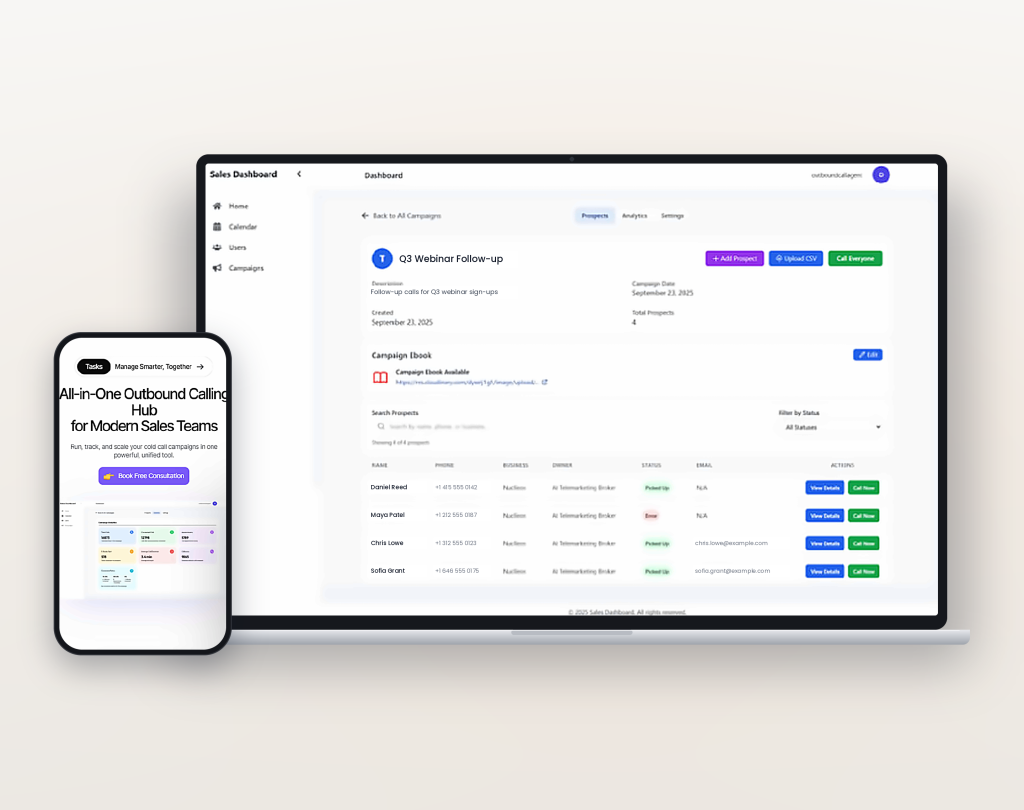 Ringlyy on desktop and mobile